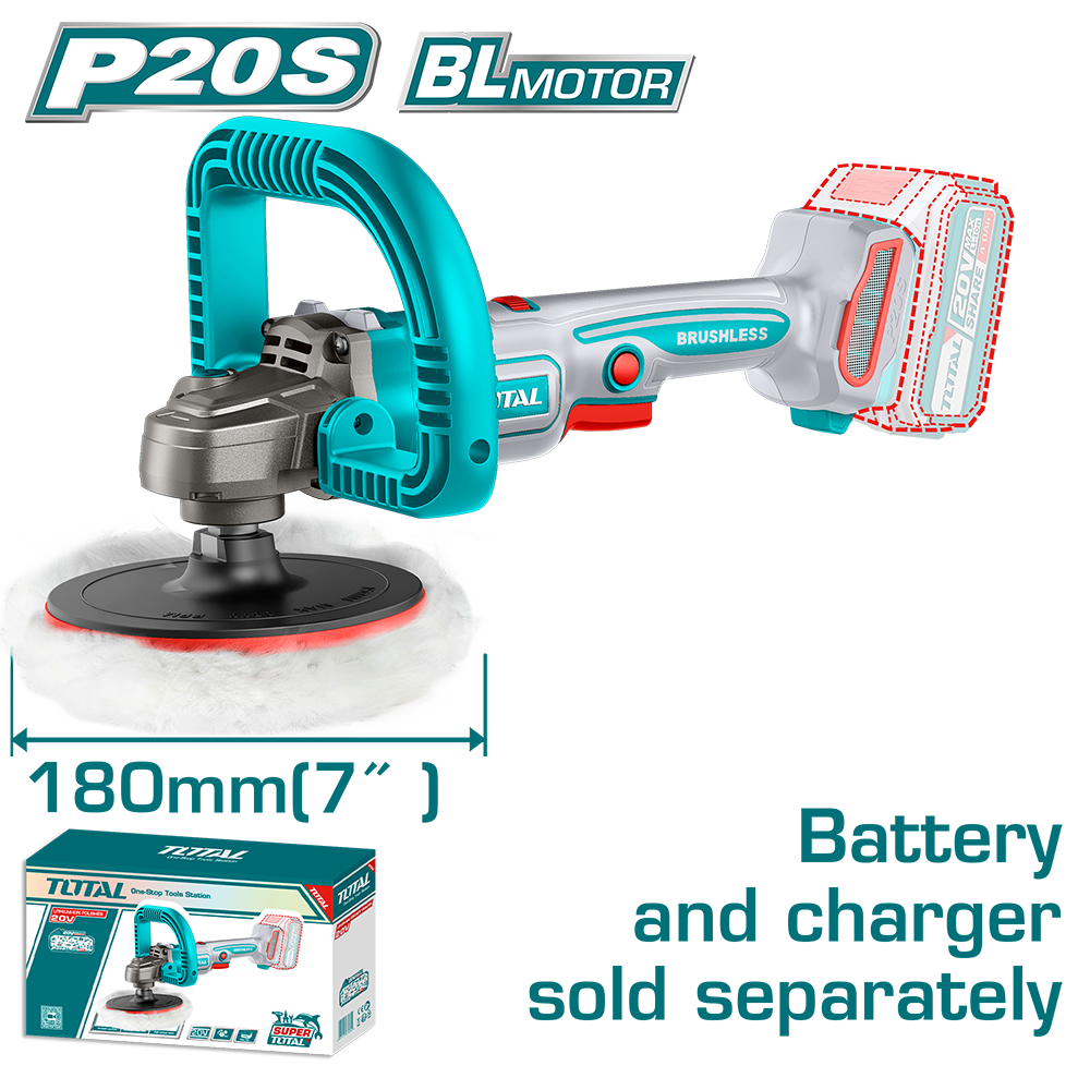 Lucidatrice 20V, Corpo Macchina