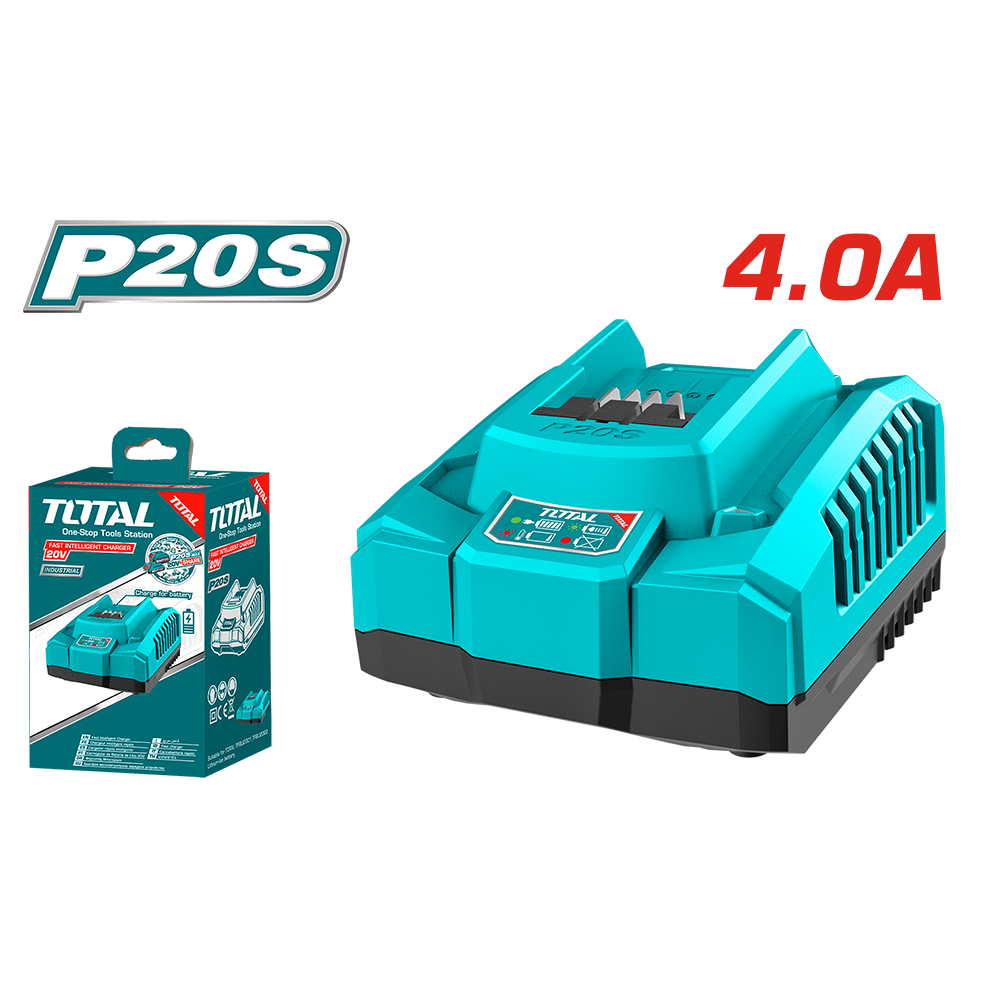KIT SET 1PZ BATTERIA 20V 4Ah CARICABATTERIE RAPIDO P20S IONI AL LITIO Total 84226656 KIT SET 1PZ BATTERIA 20V 4Ah CARICABATTERIE RAPIDO P20S IONI AL LITIO Total 84226656