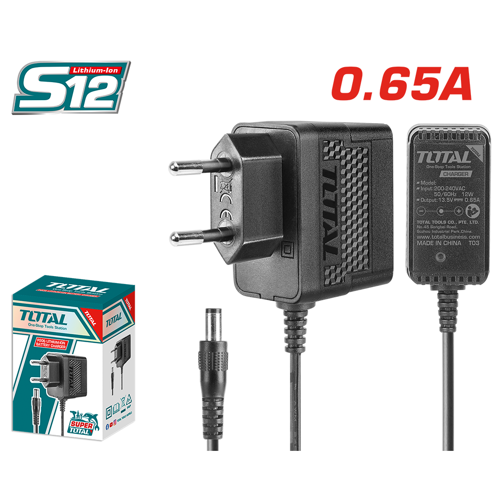 Caricabatterie per Batterie 12V Total