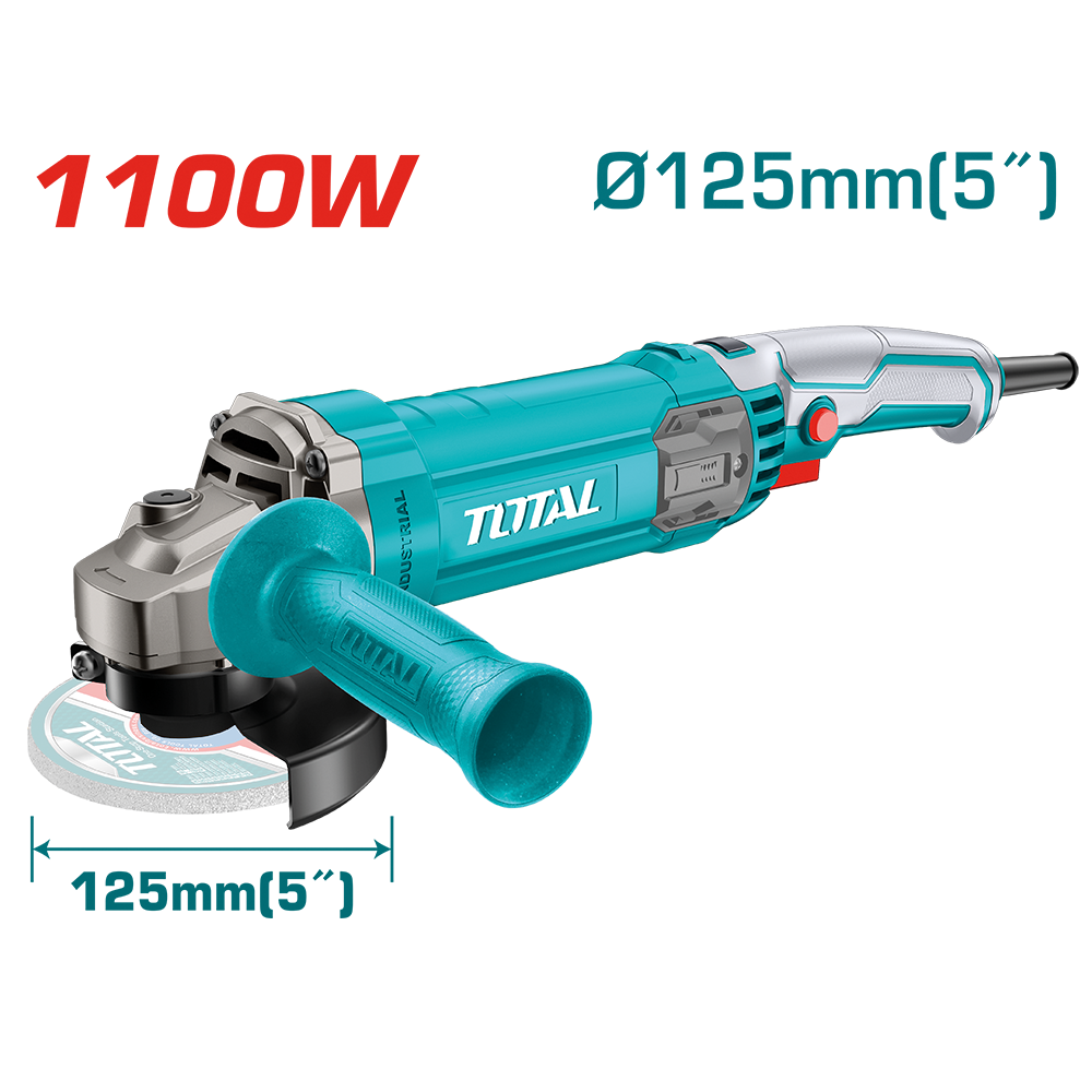 Smerigliatrice angolare 1100W, 125 mm