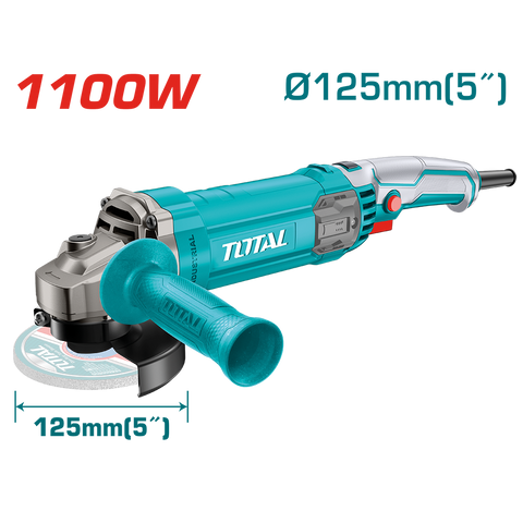 Smerigliatrice angolare 1100W, 125 mm