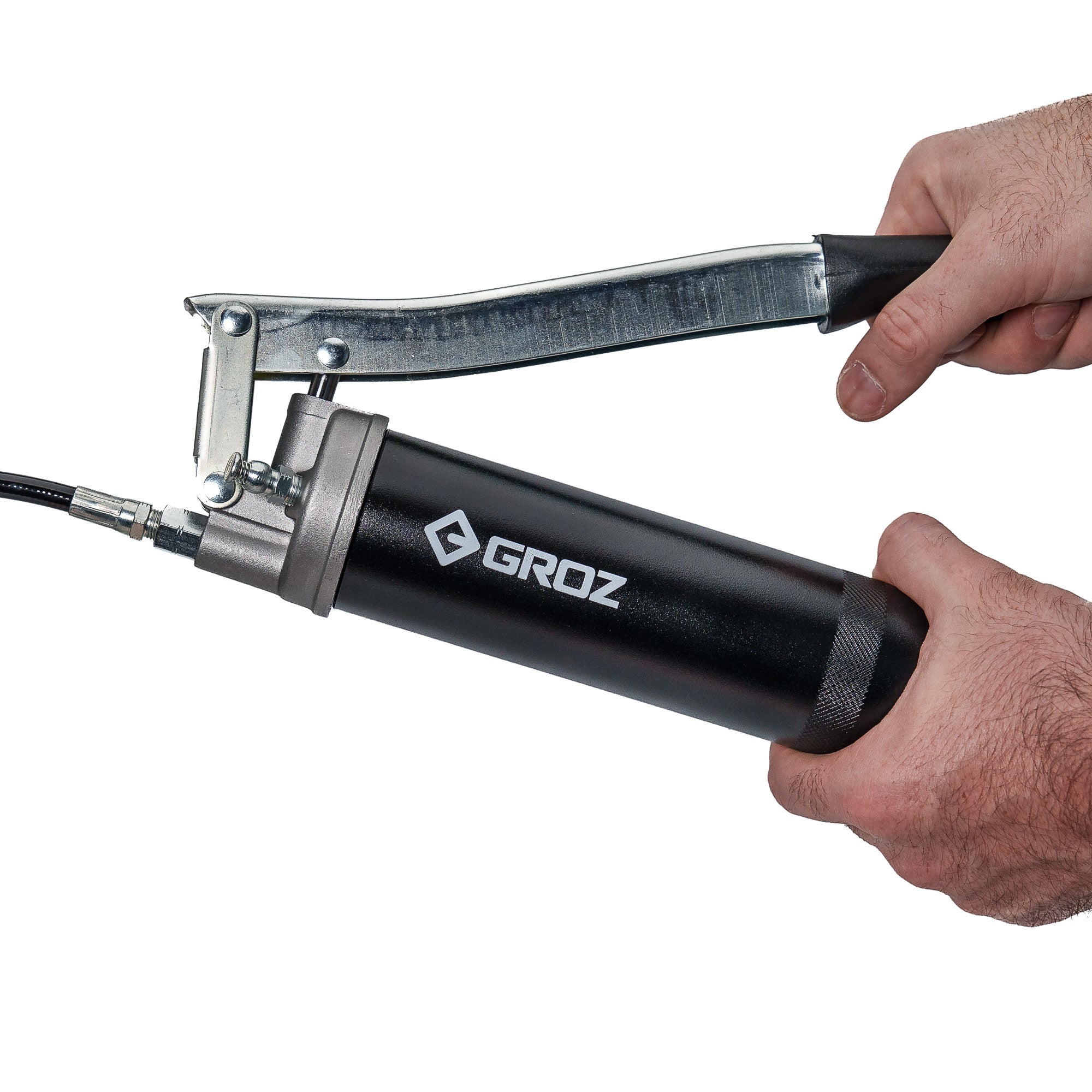 Ingrassatore A Leva Doppio Pistone 600cc | Pressione 3600psi | Per Cartucce 14 Oz O Sfuso